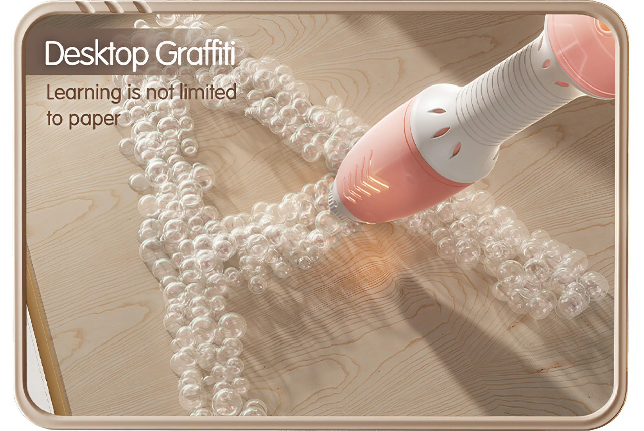 2-in-1 Light Up Magic Bubble Pen