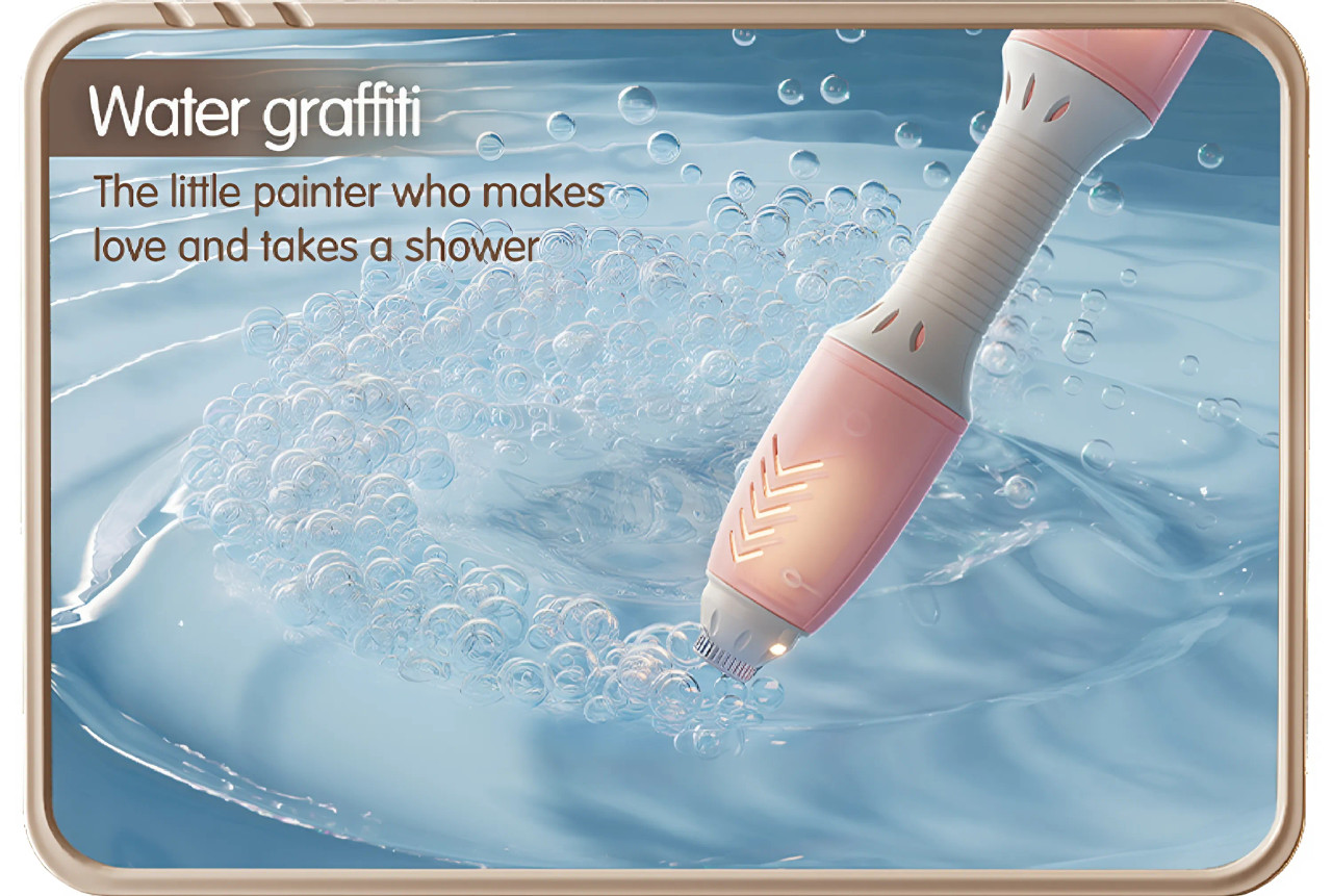 2-in-1 Light Up Magic Bubble Pen