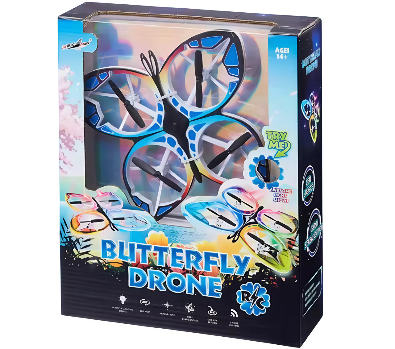 Air-One RC Butterfly LED Drone 2.4ghz