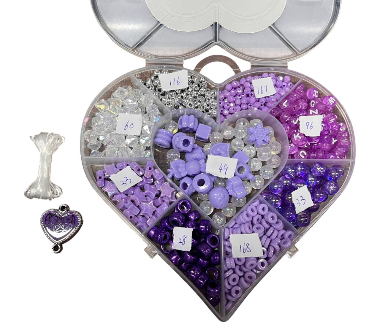 Fab You! Love Heart Bead Case