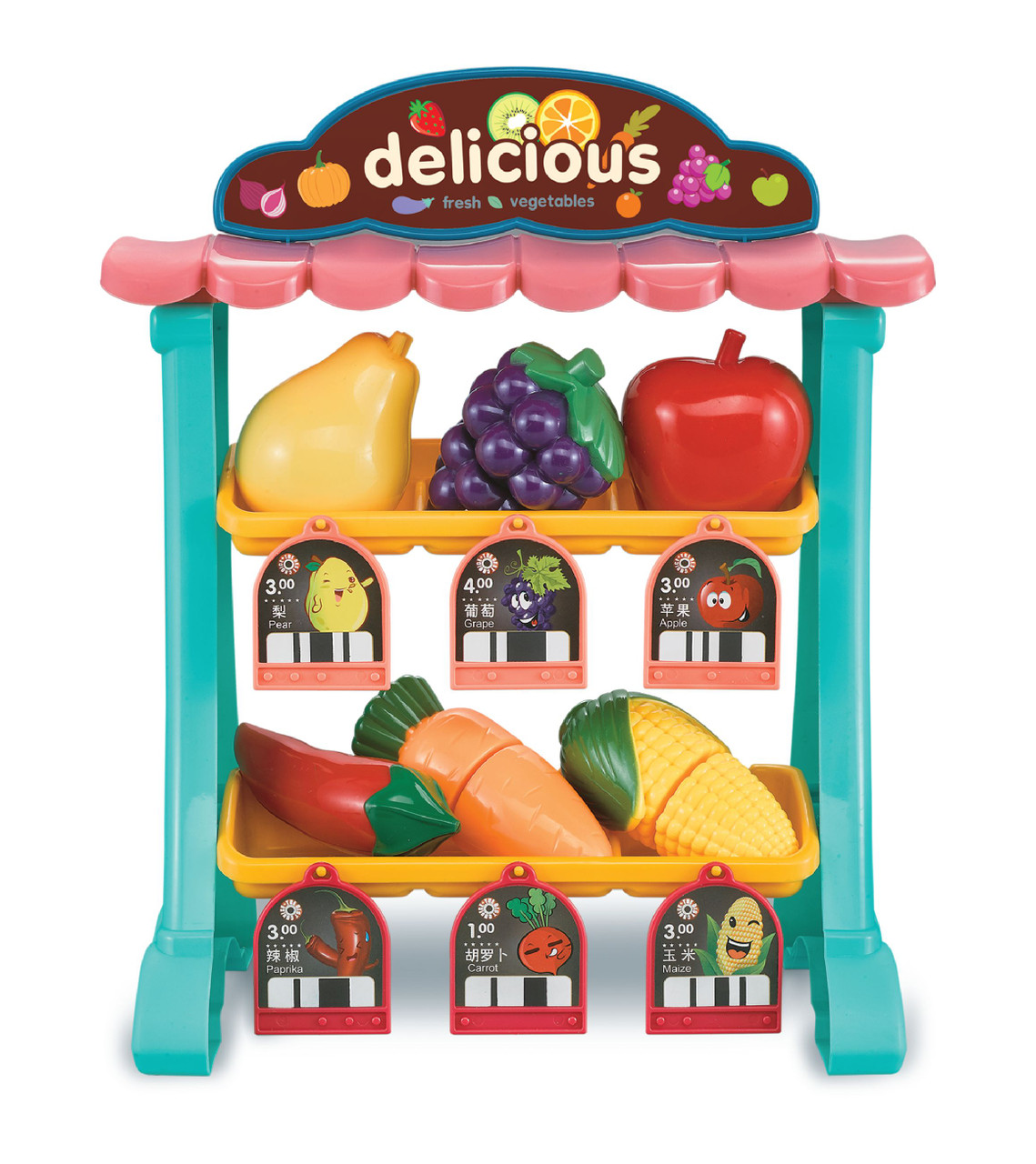 Fruit+Veggies Stalltrolley Playset Fruit+Veggies Stalltrolley Playset