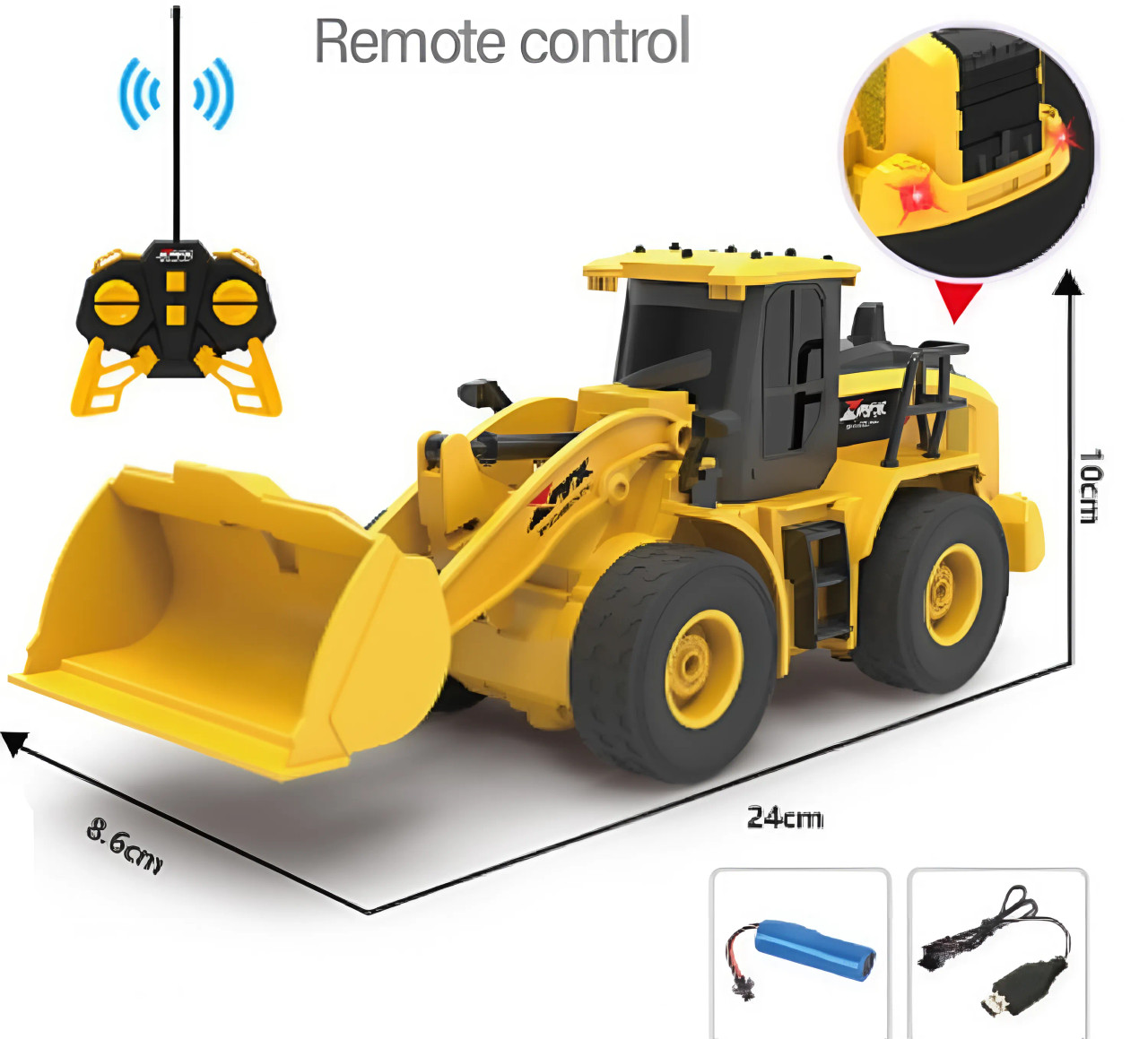 Hero Rides RC Bulldozer Hero Rides RC Bulldozer