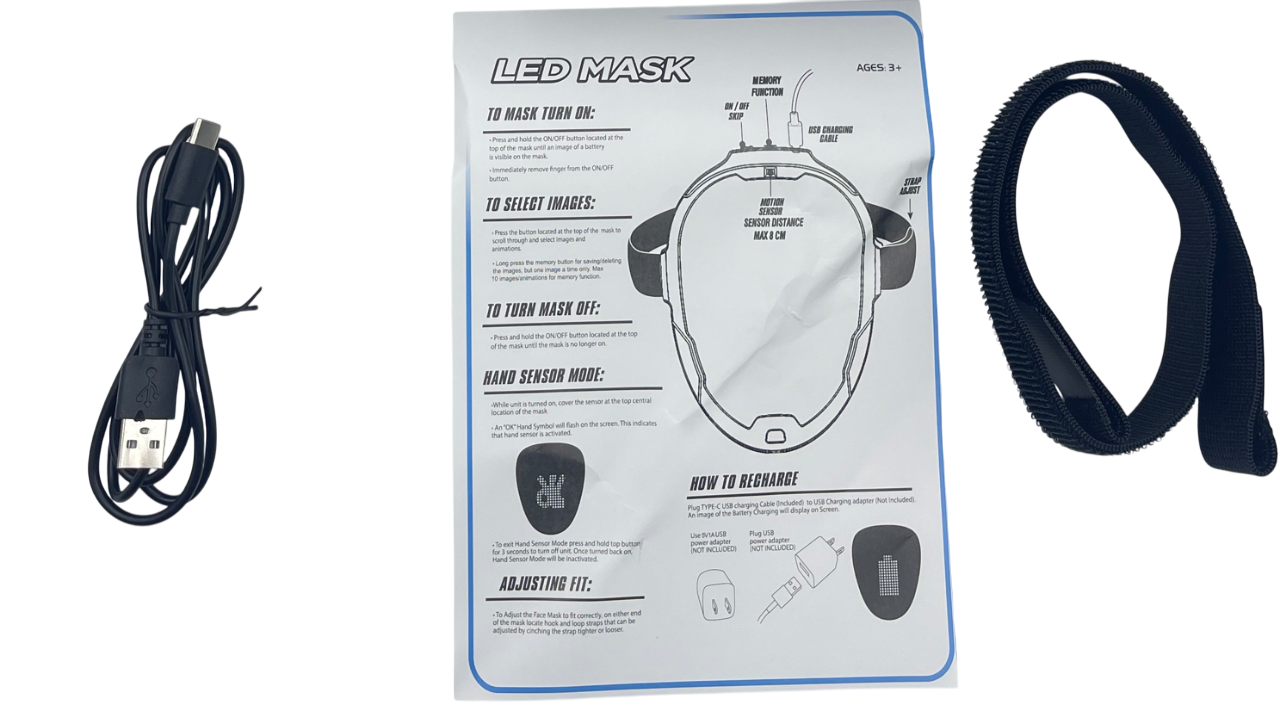 Phantom Pulse LED Mask