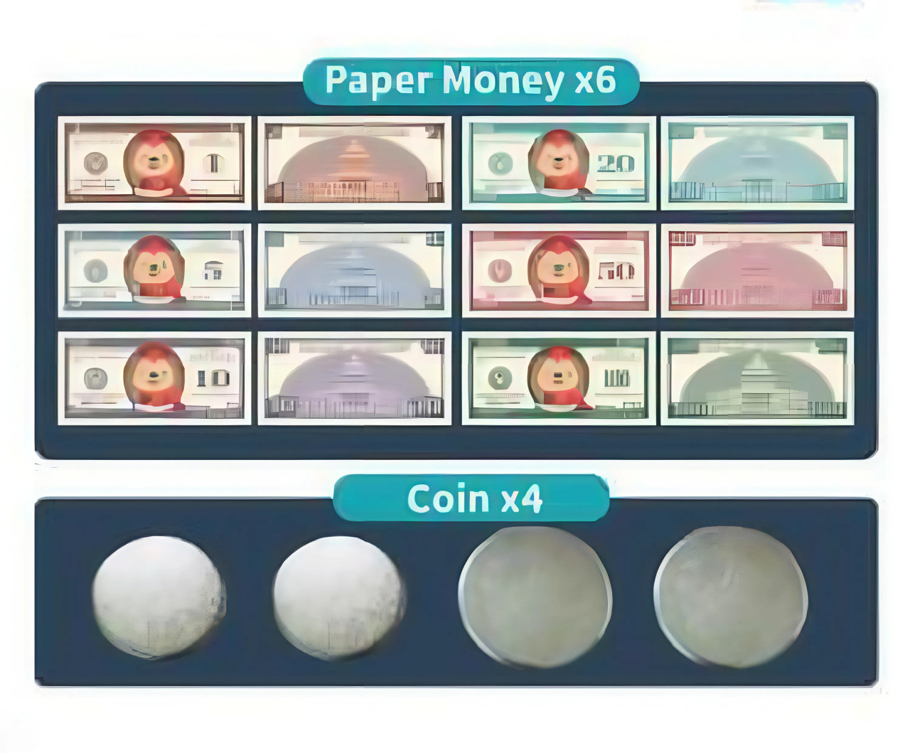 Popsey Blue Password & Fingerprint Piggy Bank