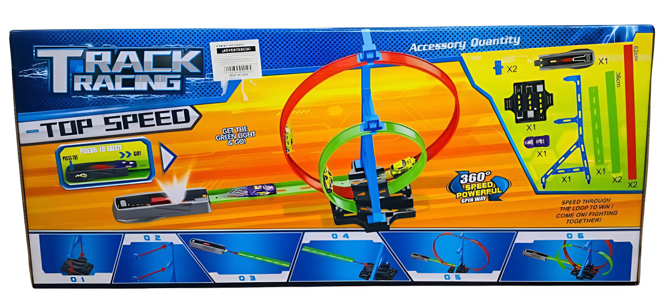 Skyway Double Loop Launching Trackset Skyway Double Loop Launching Trackset