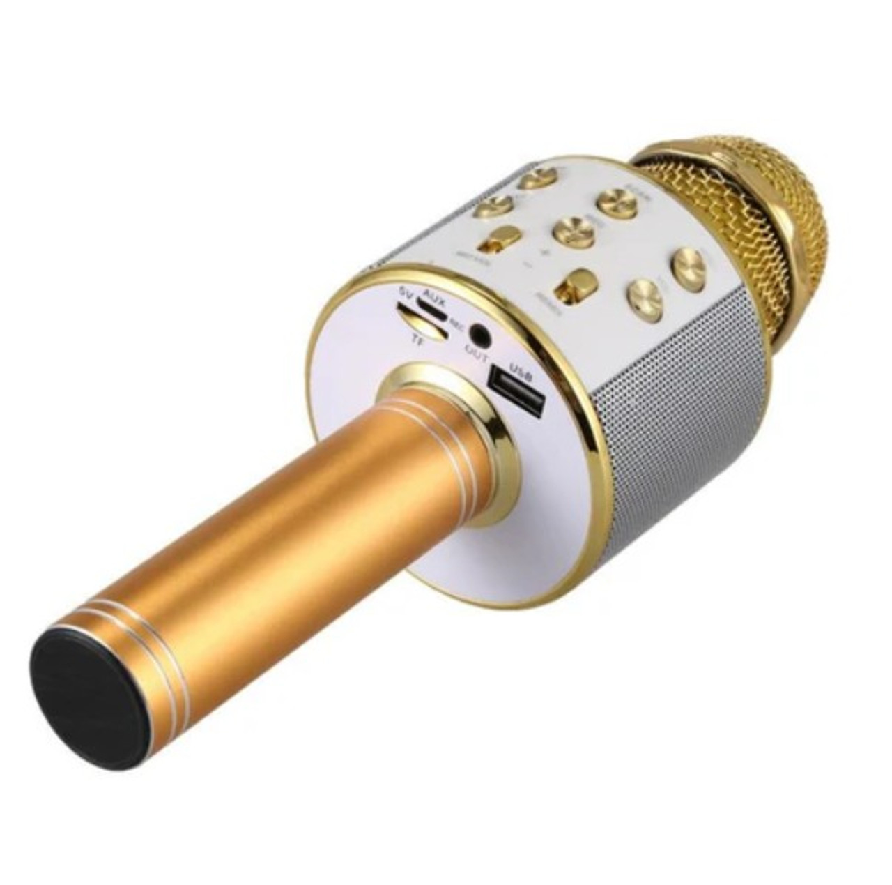 Spacetech Electronics Wireless Karaoke Microphone - Gold