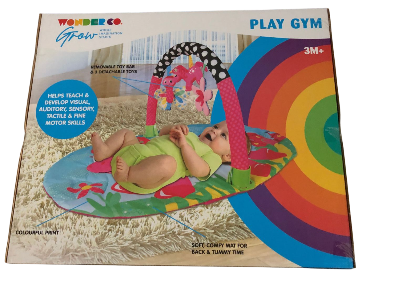 Twinkle Tots Baby Play Gym Pink