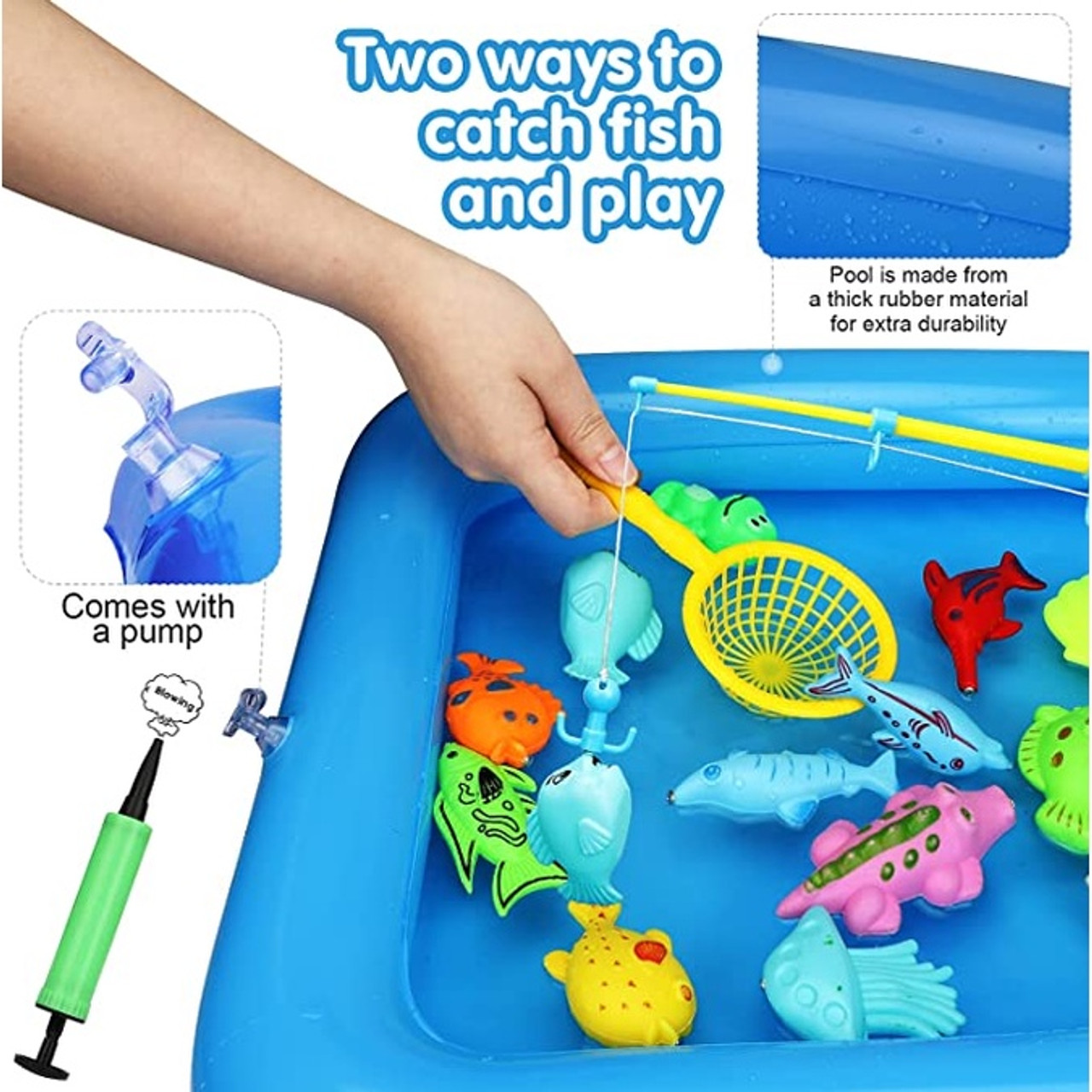 Whizz Kid Games Inflatable Fishing Game