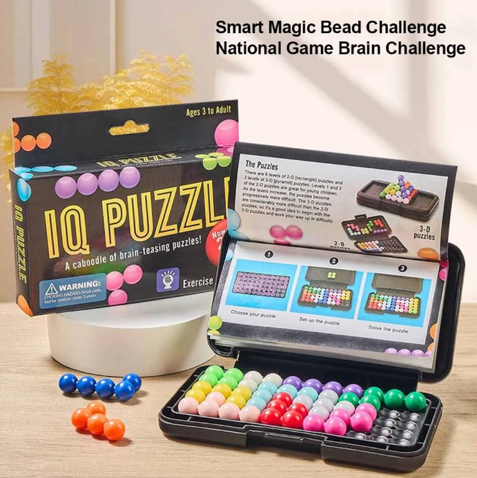Whizz Kid Games IQ Puzzle Bead Game