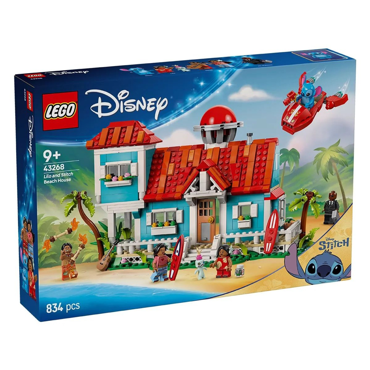 LEGO Disney Lilo and Stitch Beach House 43268