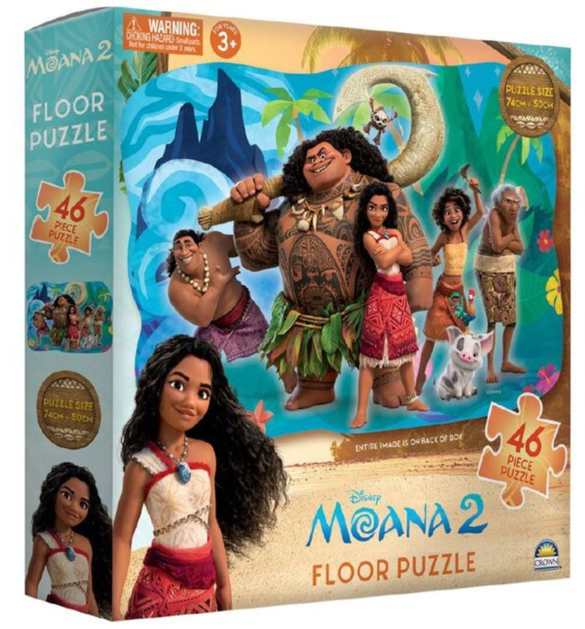 Disney Moana 2 46 piece Floor Puzzle Disney Moana 2 46 piece Floor Puzzle