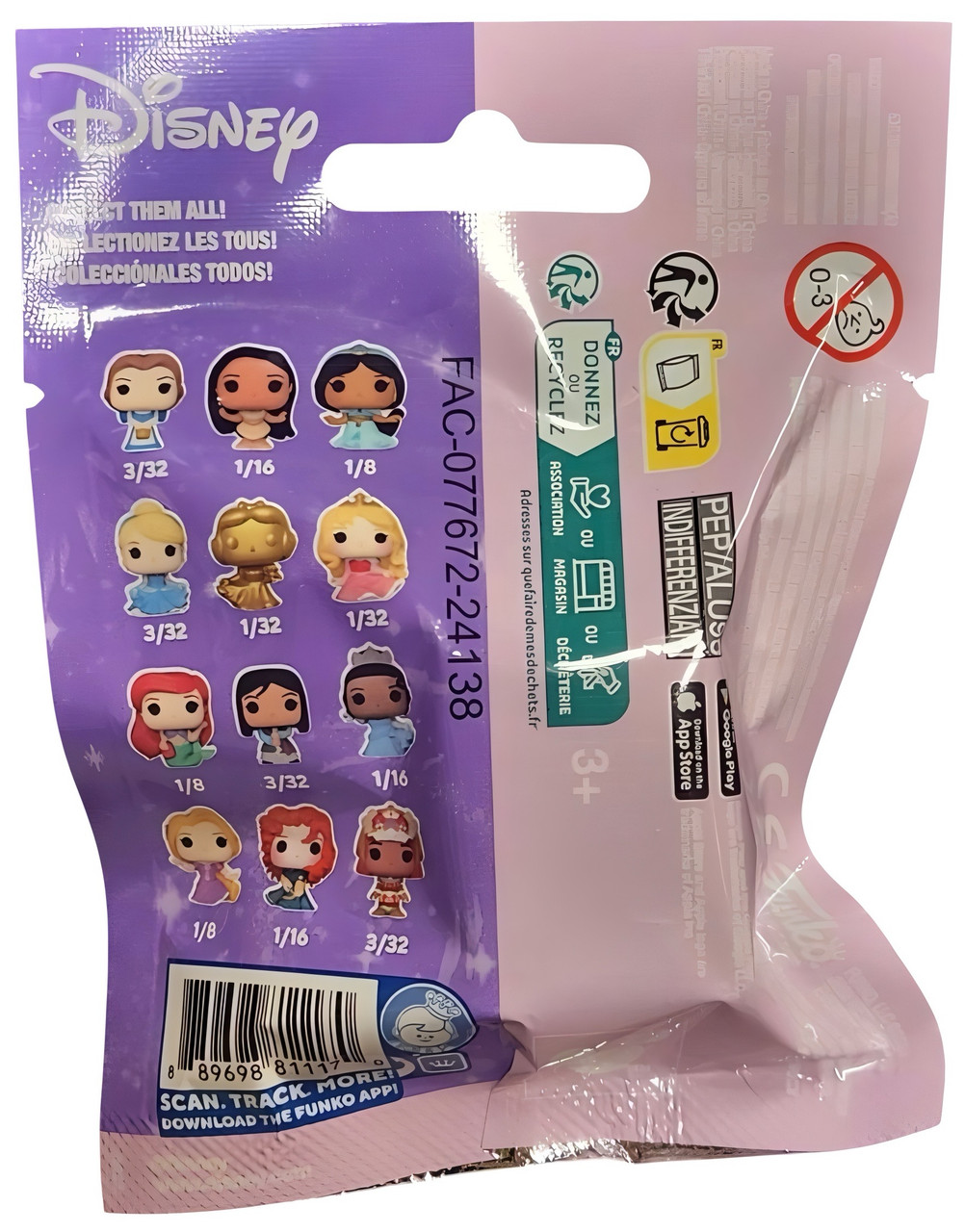 Disney Princess Bitty Pop! Blind Bag Disney Princess Bitty Pop! Blind Bag
