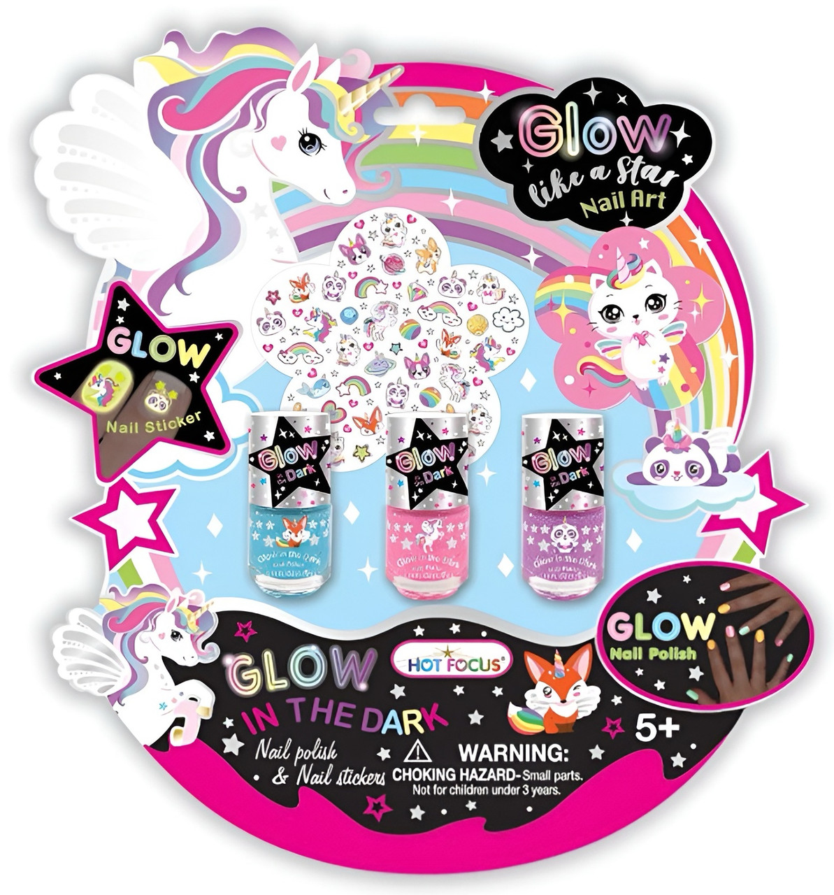 Nail Art - Glow like a Star