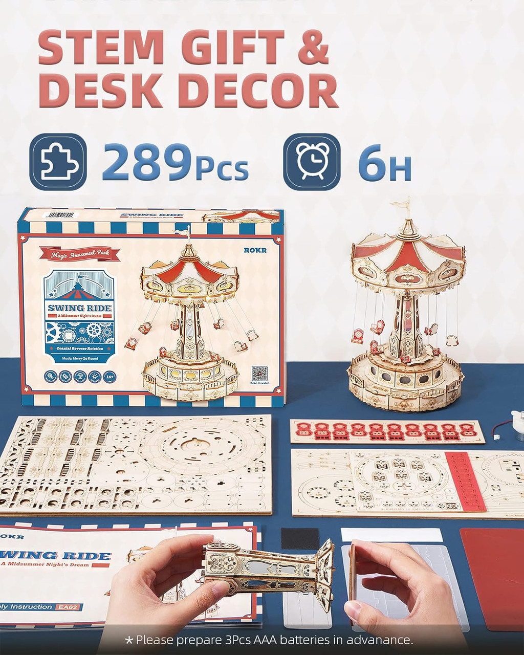 ROKR Swing Ride Music Box ROKR Swing Ride Music Box
