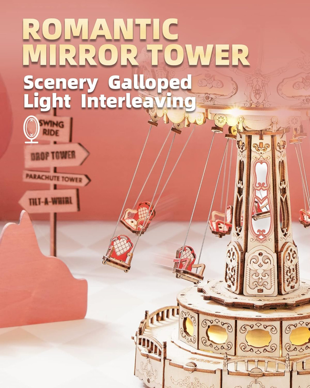 ROKR Swing Ride Music Box ROKR Swing Ride Music Box