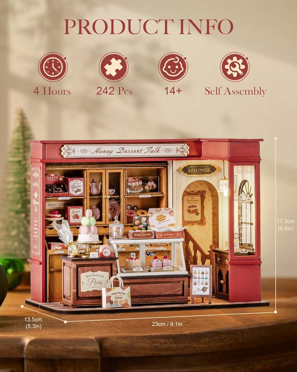 Rolife DIY Mini House - Honey Dessert Talk  Rolife DIY Mini House - Honey Dessert Talk