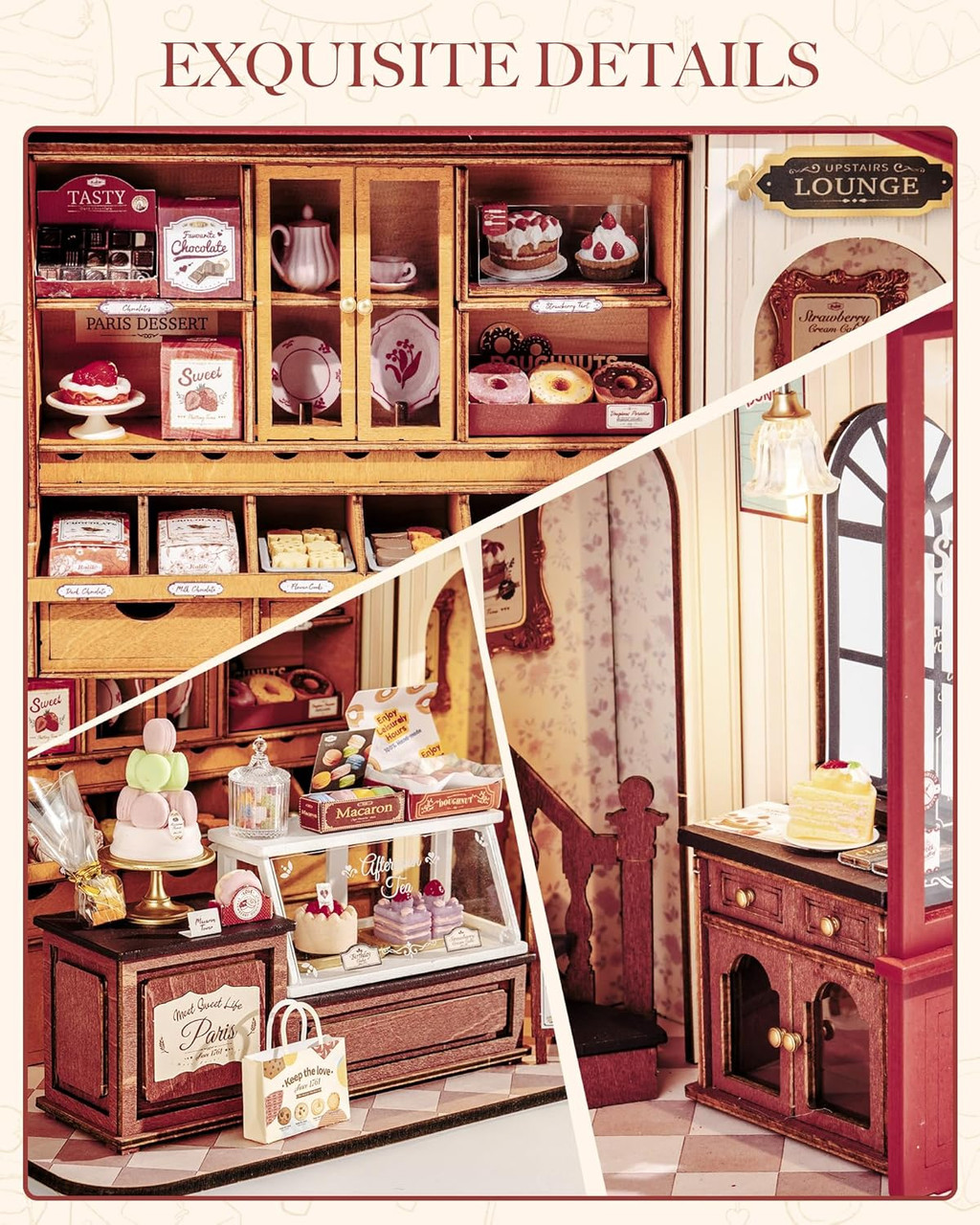 Rolife DIY Mini House - Honey Dessert Talk  Rolife DIY Mini House - Honey Dessert Talk