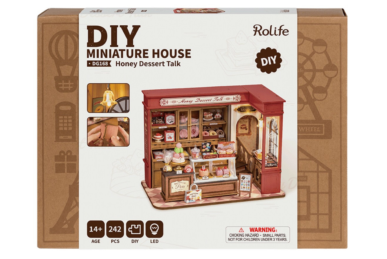 Rolife DIY Mini House - Honey Dessert Talk  Rolife DIY Mini House - Honey Dessert Talk