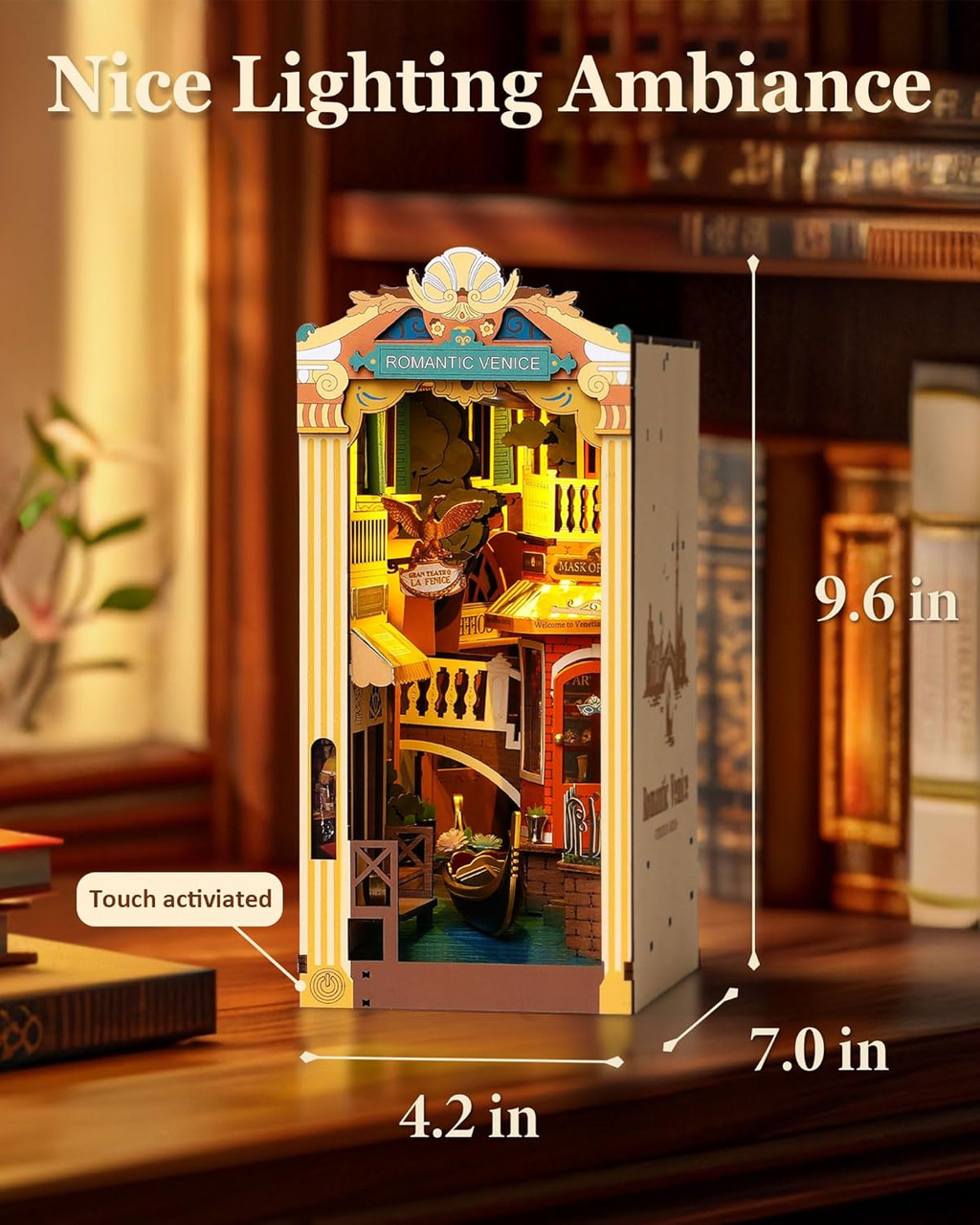 Time DIY Bookends - Romantic Venice  Time DIY Bookends - Romantic Venice
