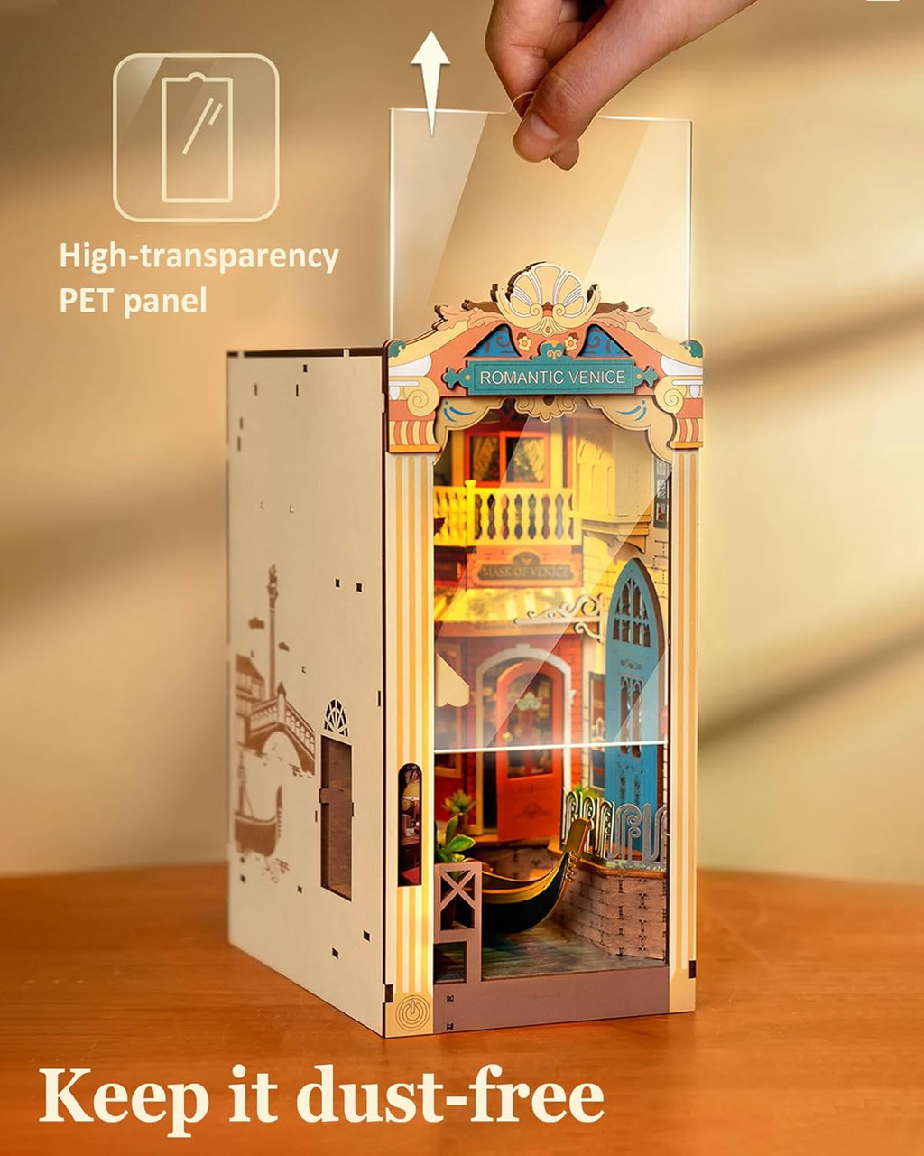Time DIY Bookends - Romantic Venice  Time DIY Bookends - Romantic Venice