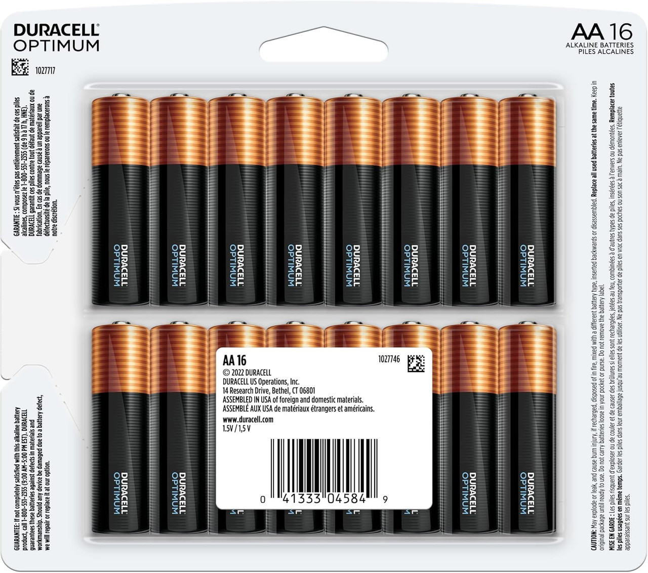 Duracell Optimum AA 16 pack Duracell Optimum AA 16 pack