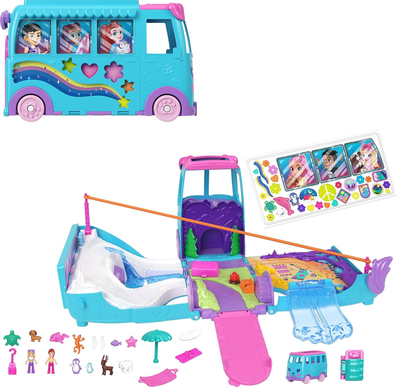 Polly Pocket Pet Mobile Adventure Playset Polly Pocket Pet Mobile Adventure Playset