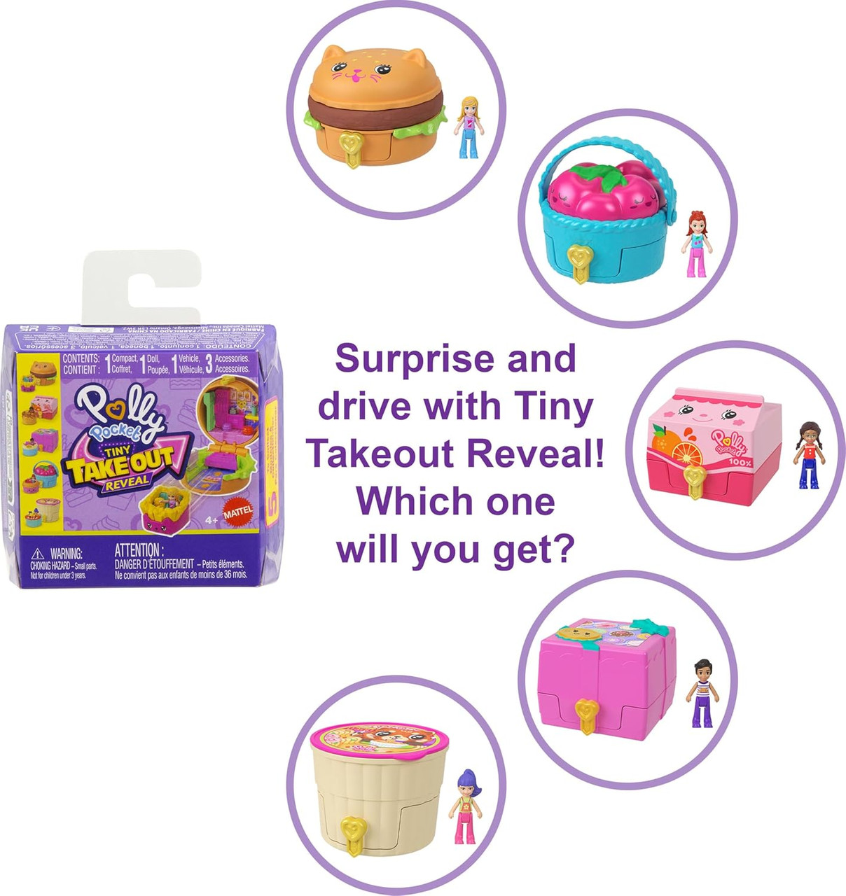 Polly Pocket Tiny Take Out Reveal Polly Pocket Tiny Take Out Reveal