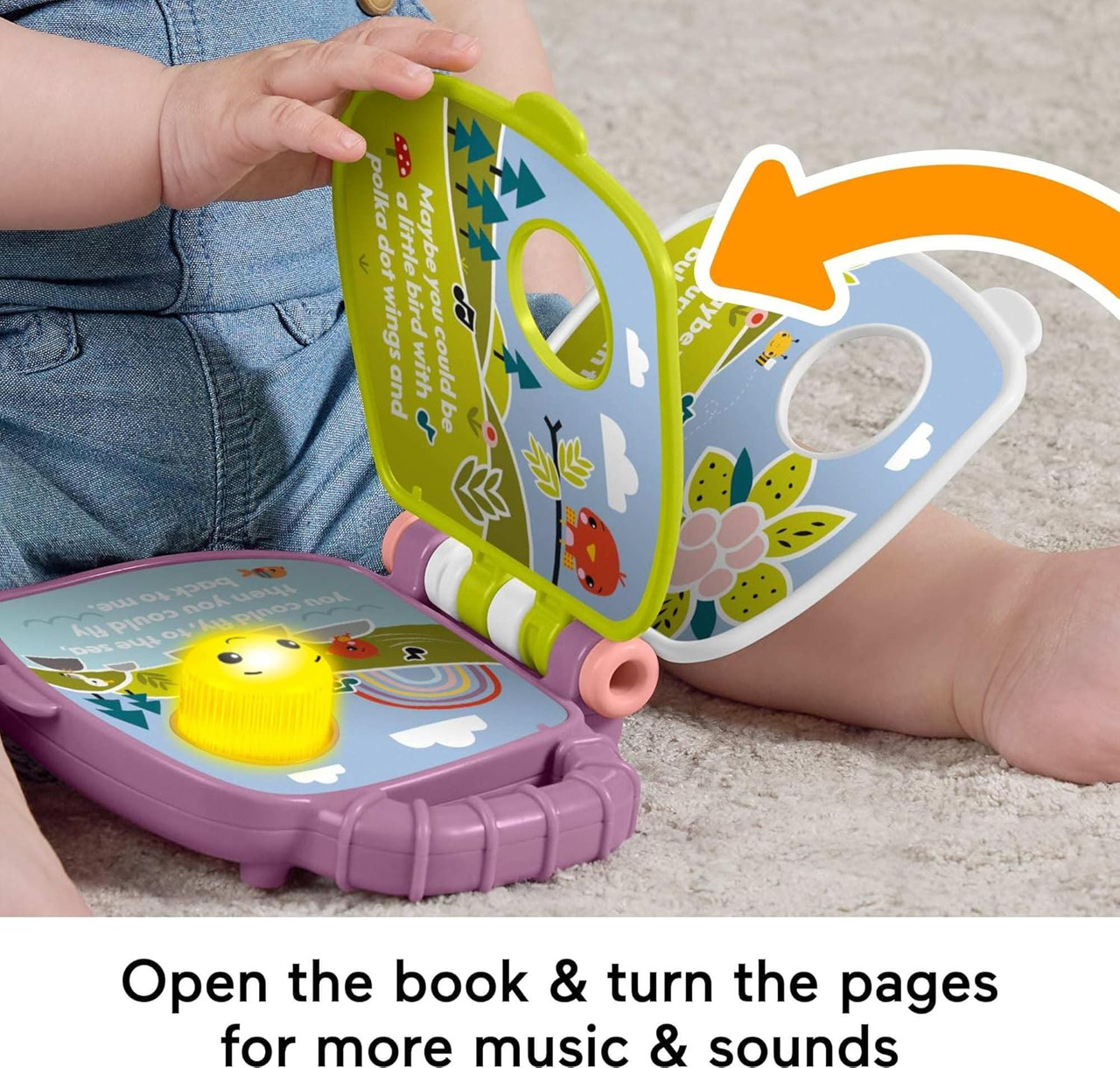 Fisher-Price Purple Monkey Musical Storybook Fisher-Price Purple Monkey Musical Storybook