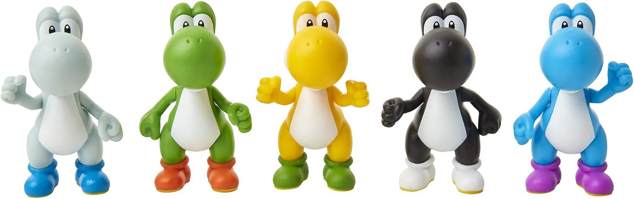 Super Mario Yoshi Action Figures 2.5-inch 5-Pack