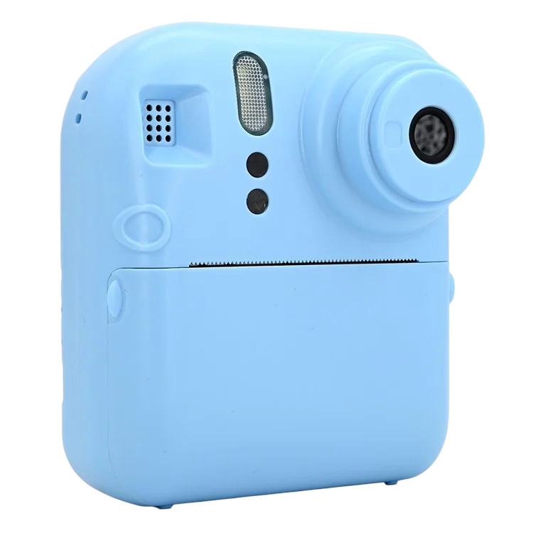 Instant Print Camera with Selfie Mode - Blue 