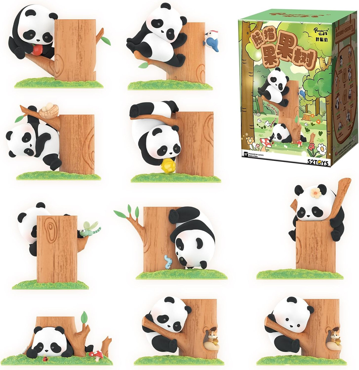 Pandaroll Fruit Tree Climbing Blind Box 
