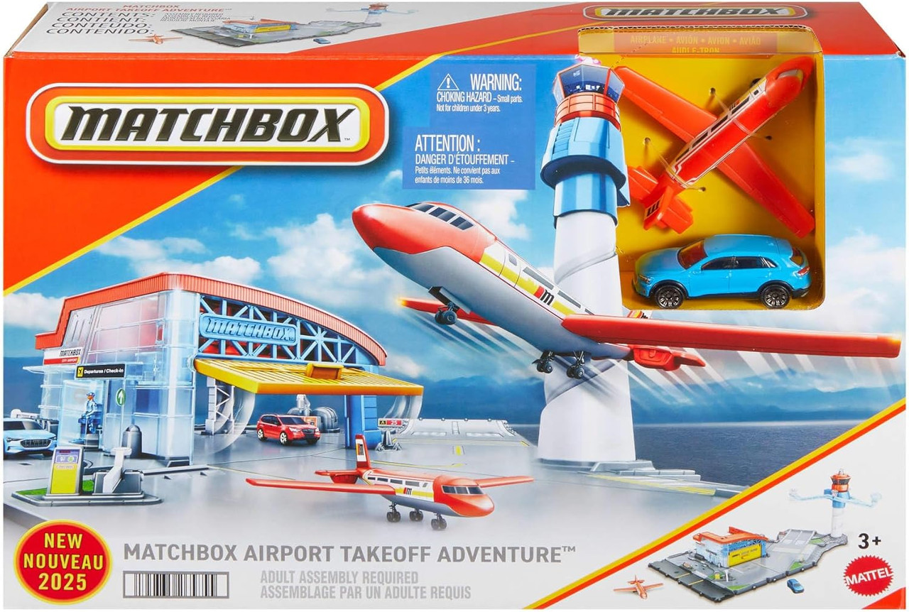 Matchbox Takeoff Adventure Airport Set