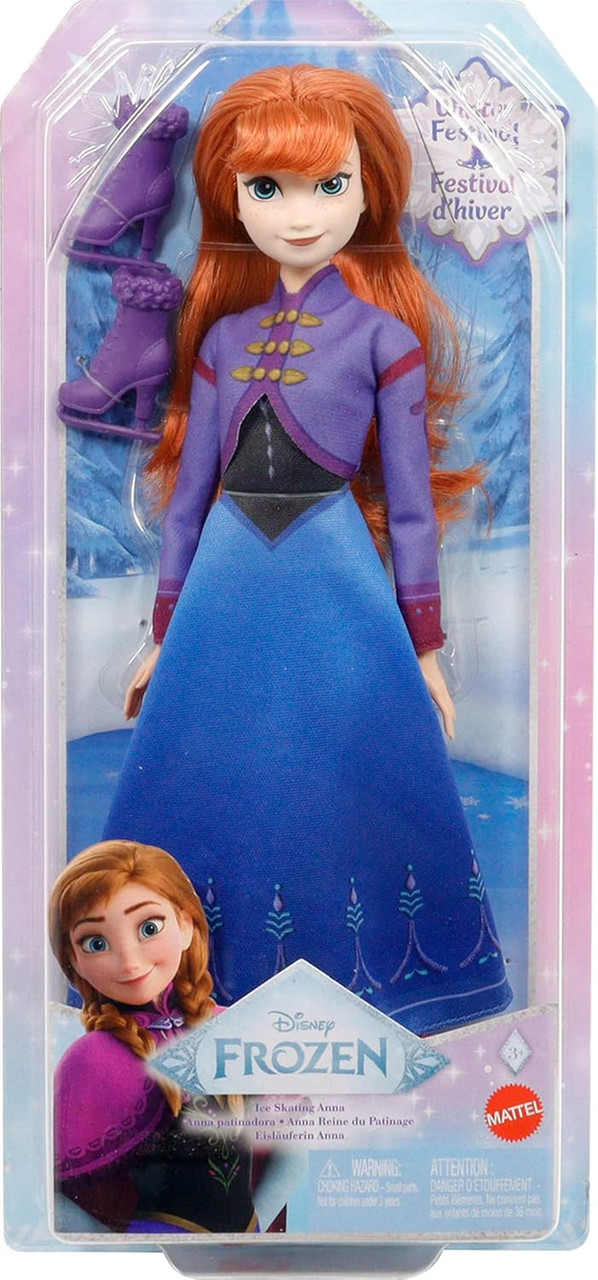 Disney Frozen Ice-Skating Anna Fashion Doll With Skates & Shoes Disney Frozen Ice-Skating Anna Fashion Doll With Skates & Shoes