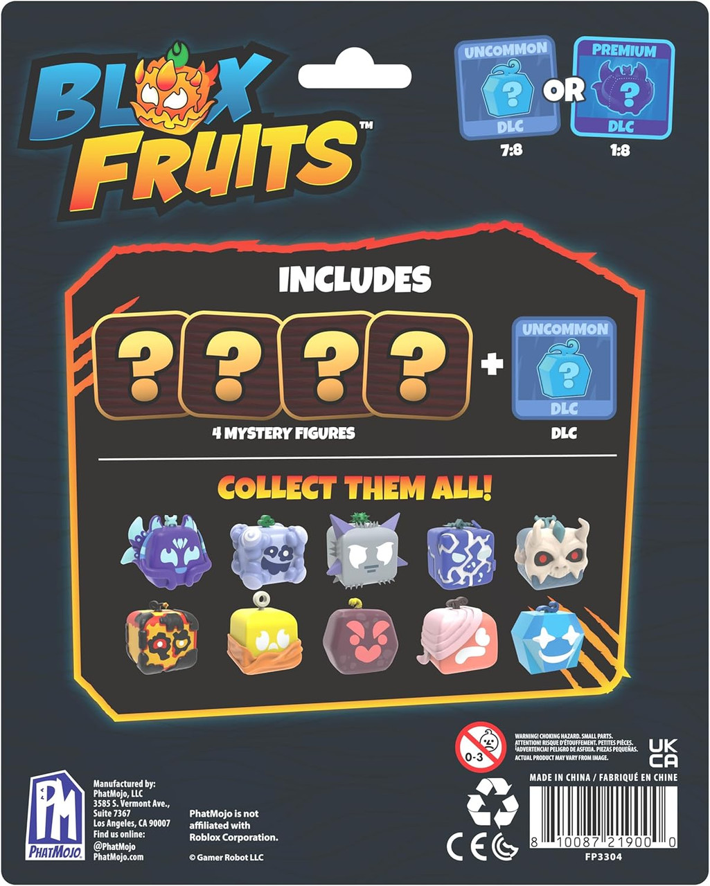 Blox Fruits - Mini Figure 4 Pack- Series 2 Blox Fruits - Mini Figure 4 Pack- Series 2