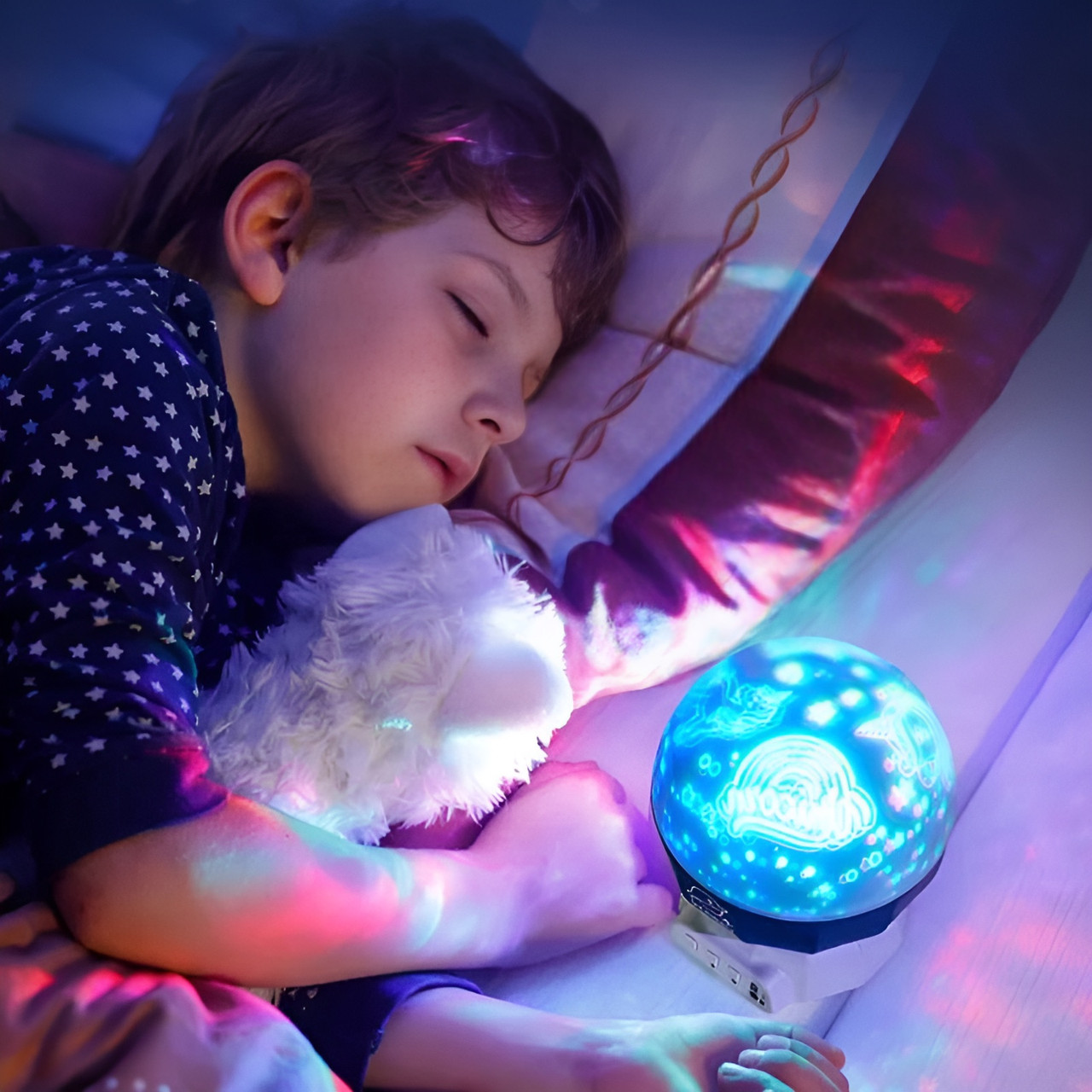 Star and Moon Starry Sky Projection Lamp