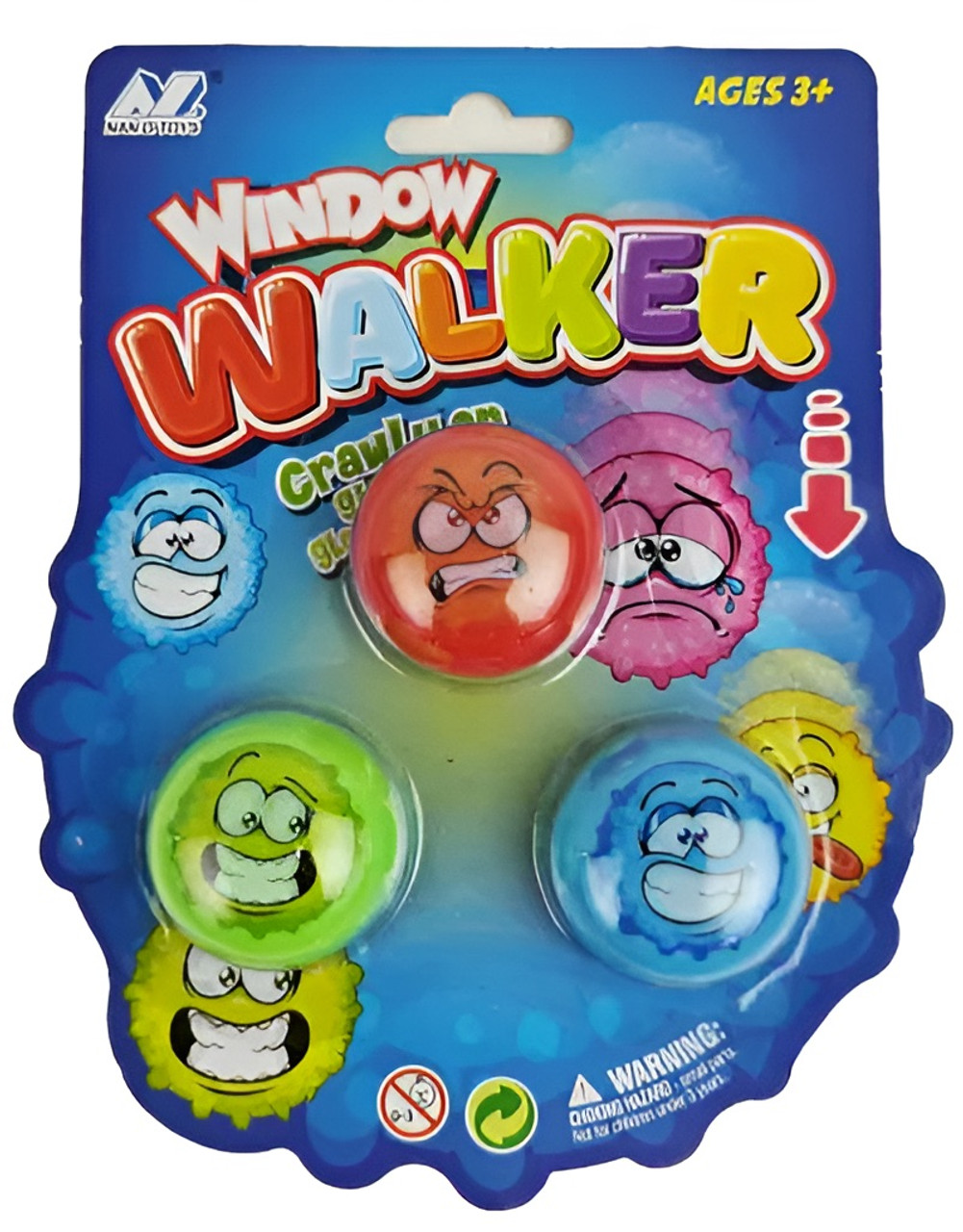 Emoji Window Walkers 3 Pack