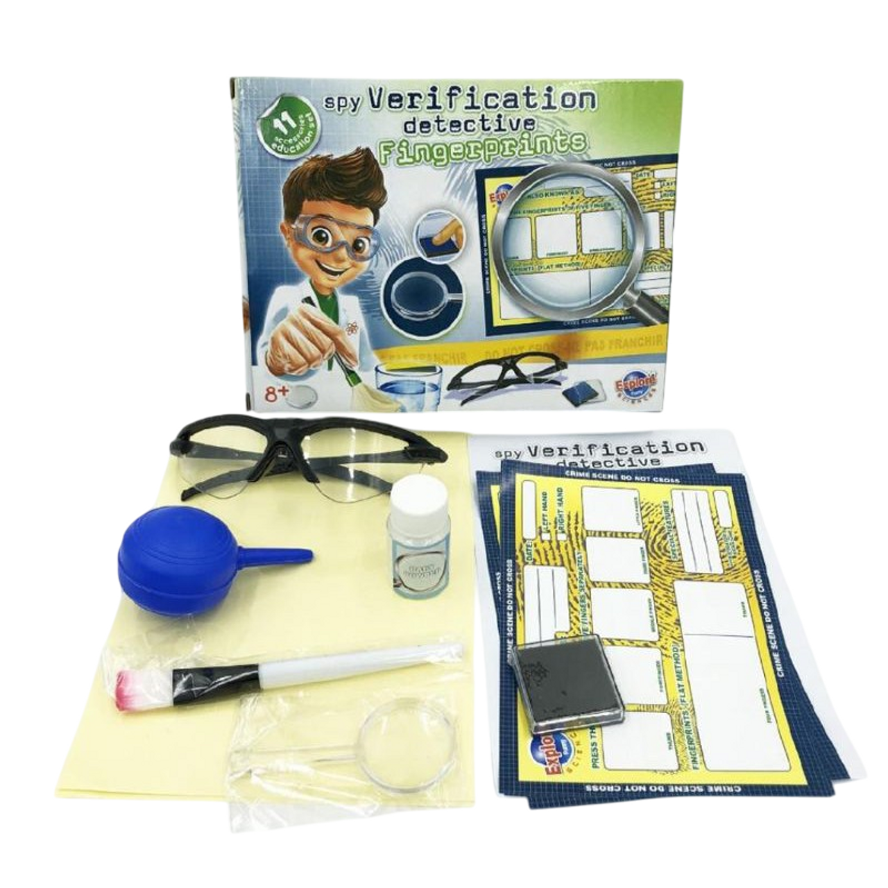 Spy Verification Detective - Fingerprint Exploration Game Set
