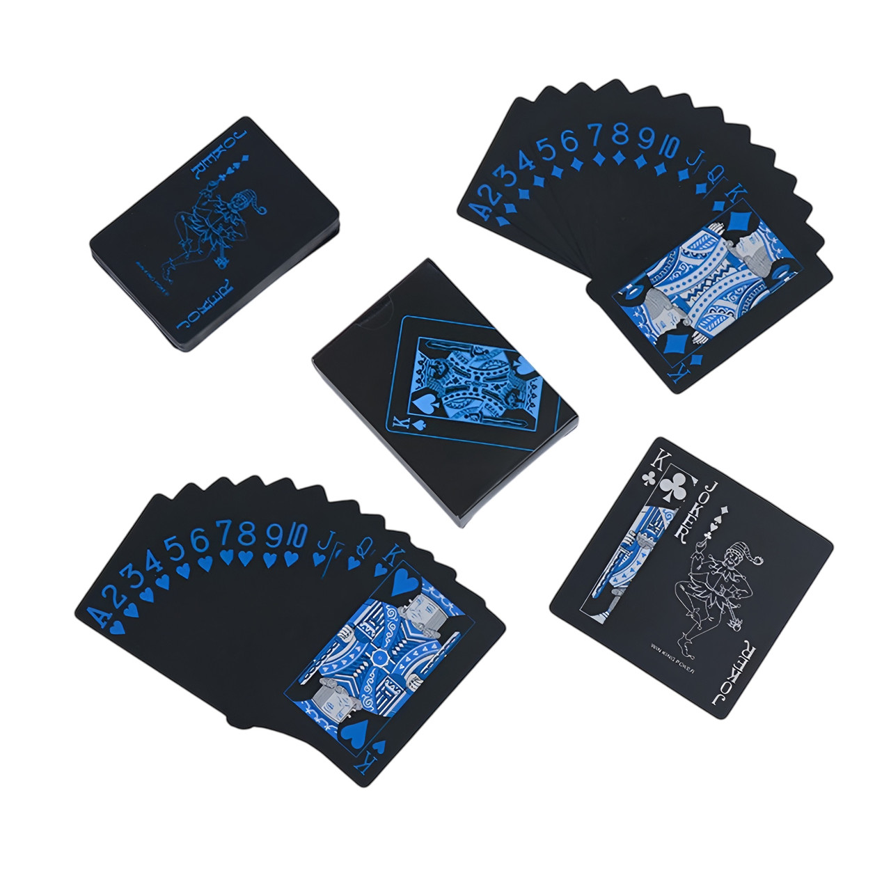 Black & Blue Playing Cards 