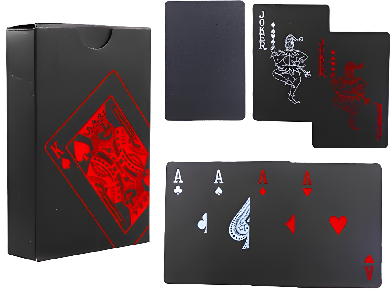 Black & Red Playing Cards 