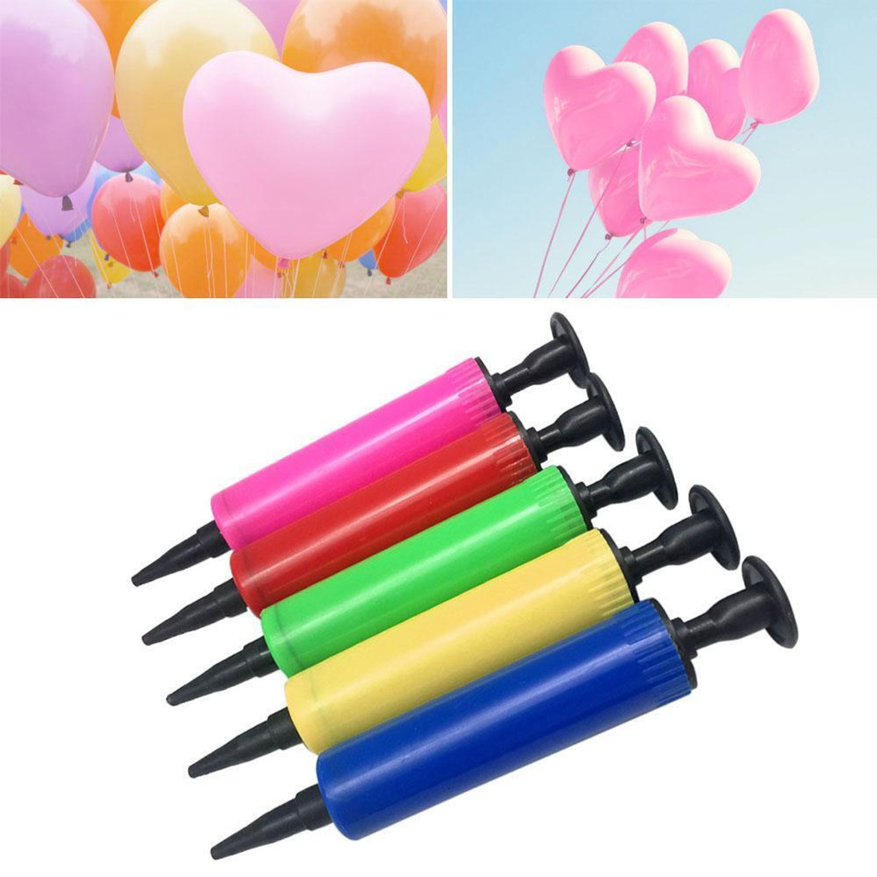 Heart Balloons with Pump 