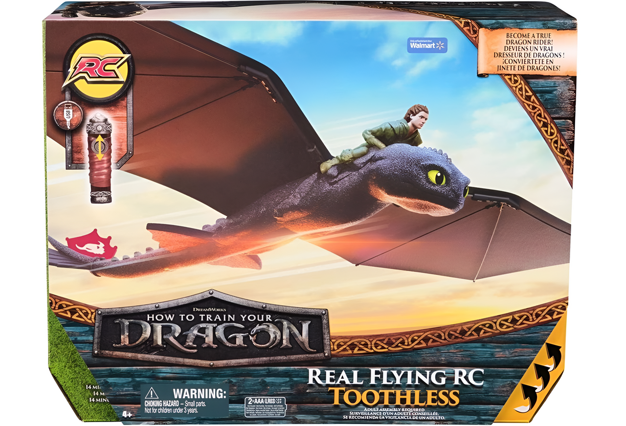 Dreamworks How to Train Your Dragon - Real Flying Toothless RC  Dreamworks How to Train Your Dragon - Real Flying Toothless RC