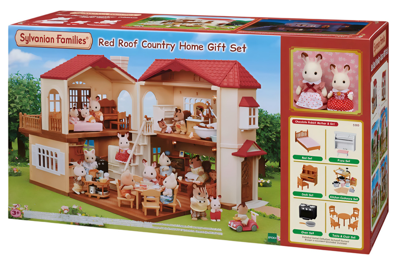 Sylvanian Families Red Roof Country Home Set
