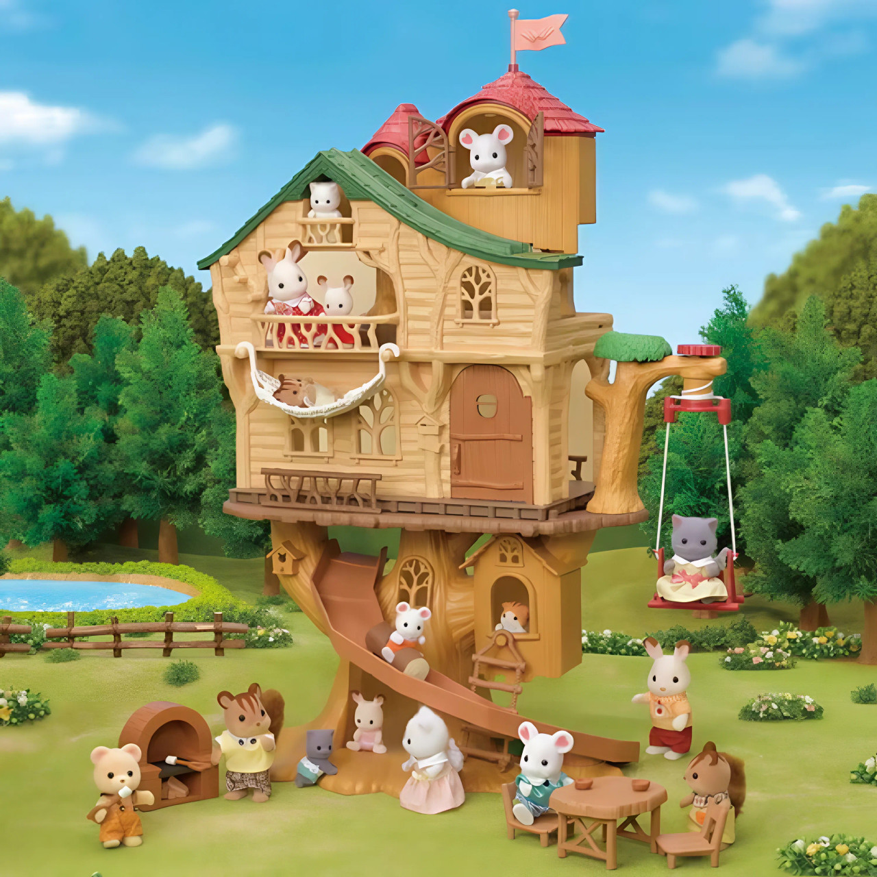Sylvanian Families Adventure Tree House Gift Set Sylvanian Families Adventure Tree House Gift Set