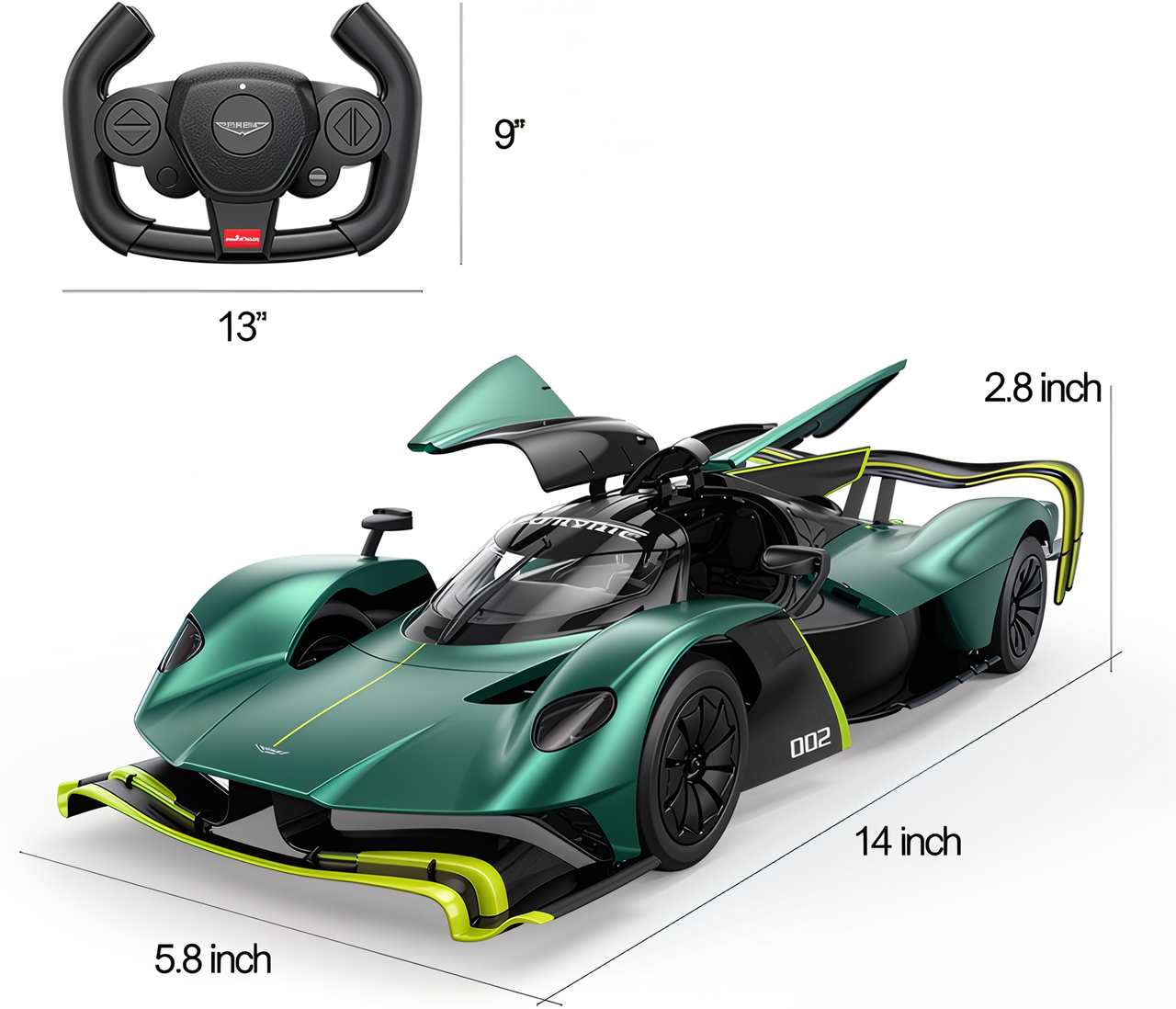 Rastar 1:14 Aston Martin Valkyrie AMR Pro