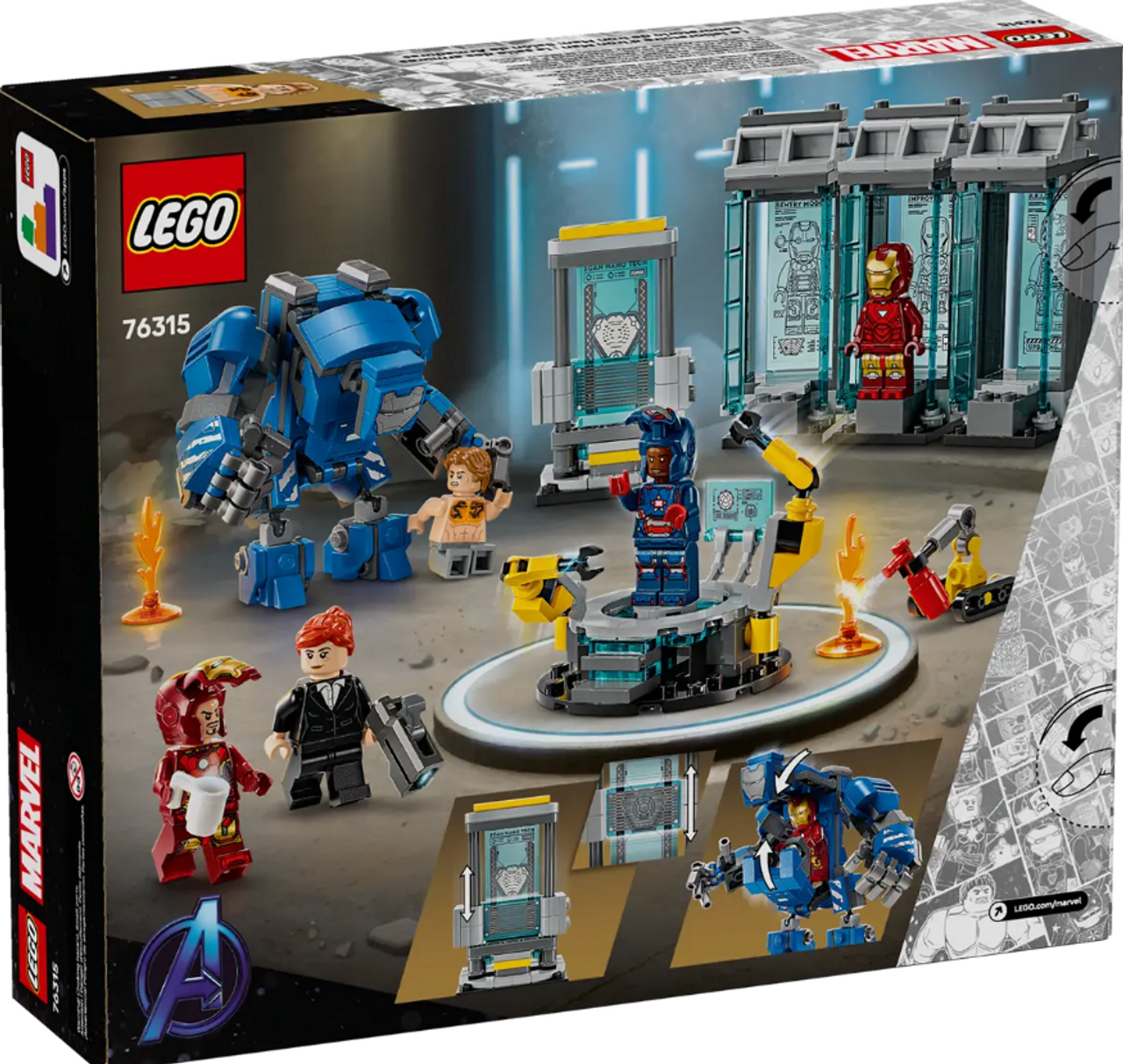 LEGO Marvel Iron Man's Laboratory: Hall of Armour