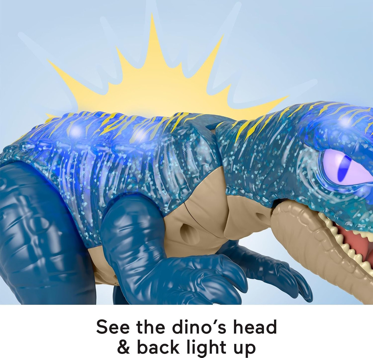 Imaginext Jurassic World Growl & Glow Baryonyx Dinosaur