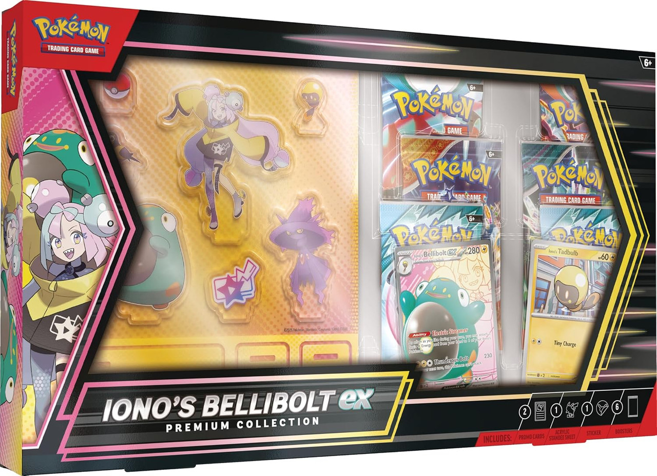 Pokemon TCG: Iono's Bellibolt Ex Premium Collection Pokemon TCG: Iono's Bellibolt Ex Premium Collection