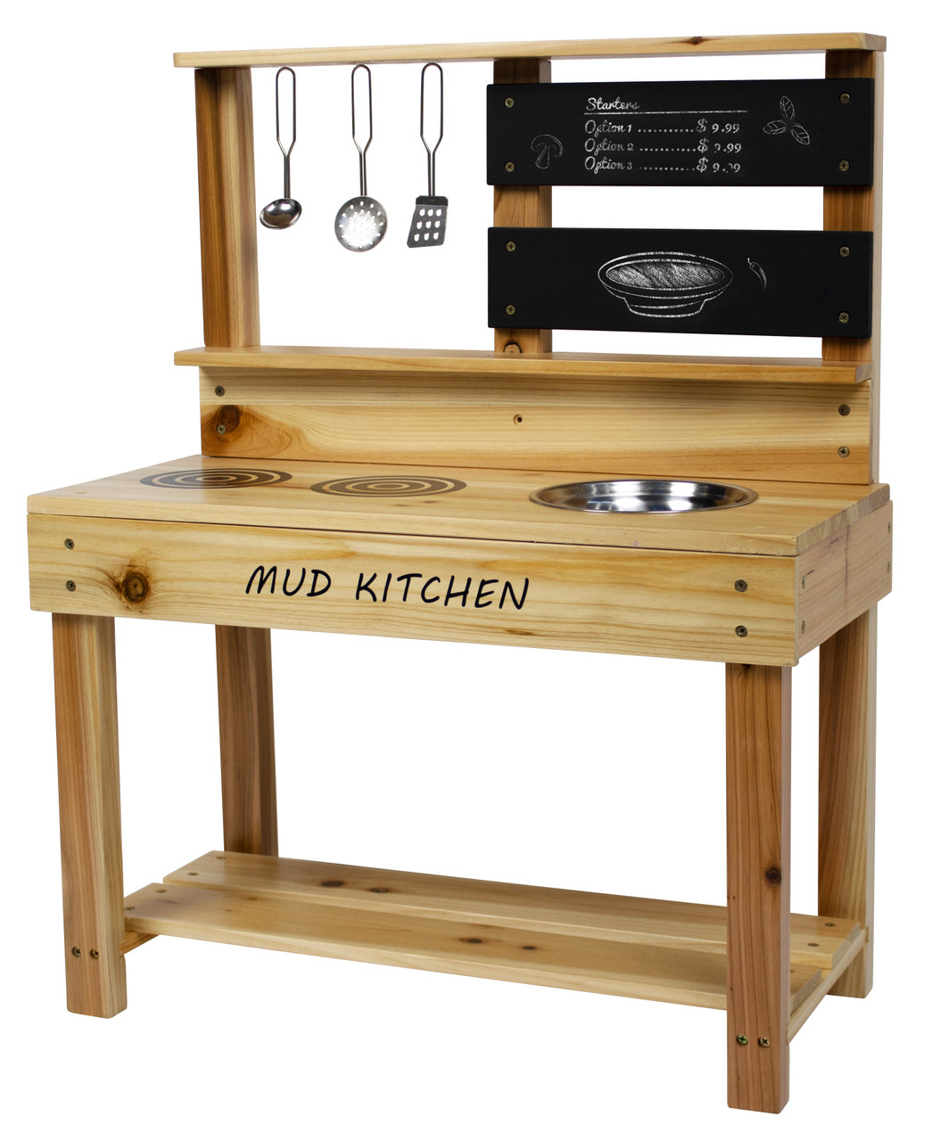 Backyard Blitz Wooden Mud Kitchen