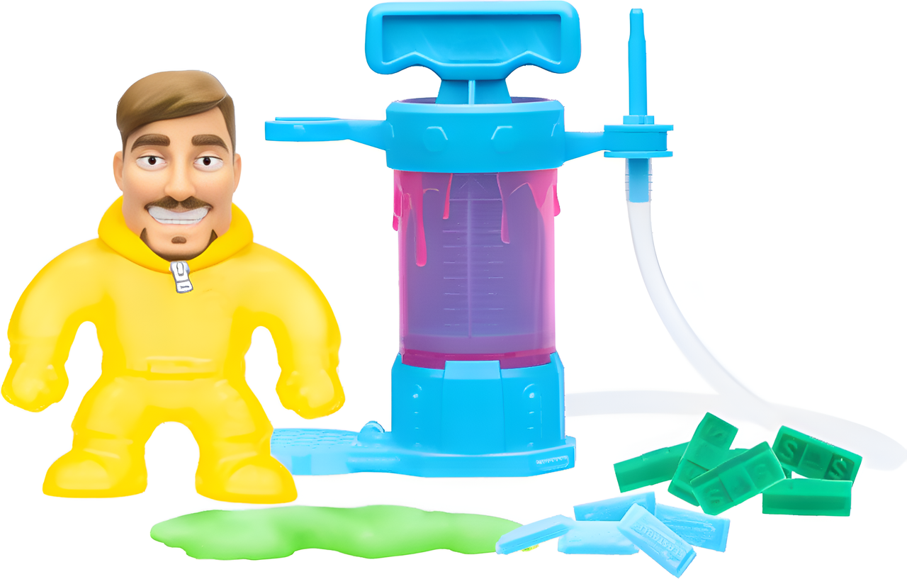 MrBeast Lab Stretchy Hero Creator Pack Hazmat Jimmy