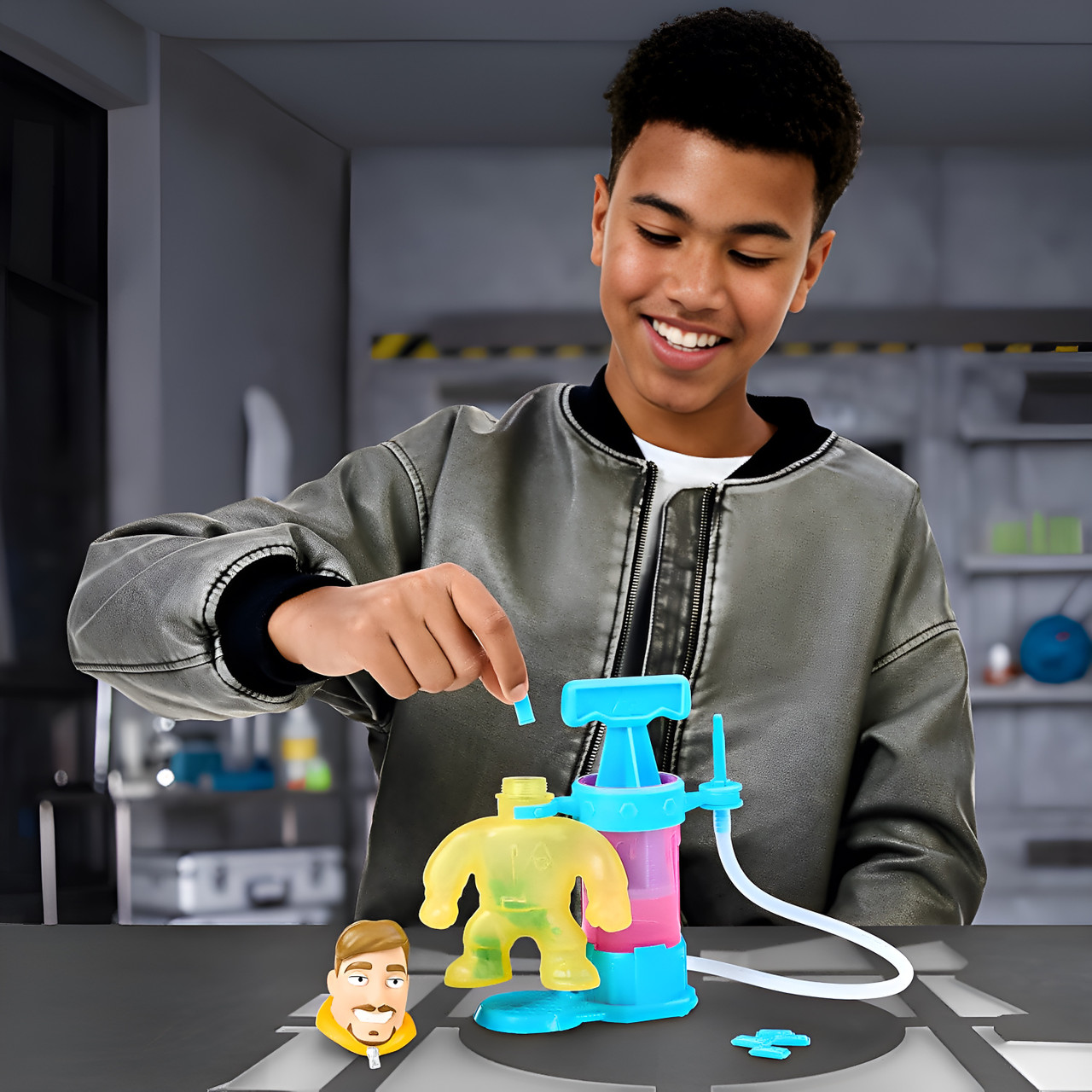 MrBeast Lab Stretchy Hero Creator Pack Hazmat Jimmy